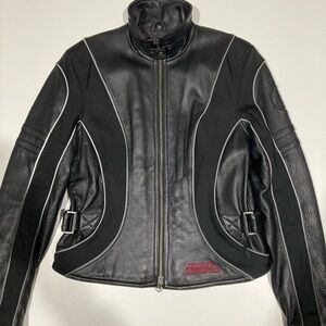 Harley leather jacket - size M